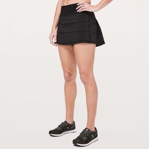 Lululemon‎ Pace Rival Skirt (Regular) *4-way Stretch 13" Black Size 8